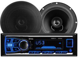 BOSS AUDIO 638BCK Package Includes 611UAB Single-DIN AM/FM Mechless Bluetooth Enabled/Audio Streaming Digital... N2
