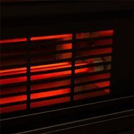 Ainfox 1500w Embedded Insert Quartz Infrared Electric Fireplace Heater 3 Color Flame Remote Control Wood Cabinet