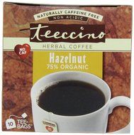 Teeccino Herbal Coffee, French Roast, Caffeine-Free, 25-Count Tea Bag N31