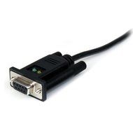 StarTech.com 1 Port USB to Null Modem RS232 DB9 Serial DCE Adapter Cable with FTDI, Black (ICUSB232FTN ) N14