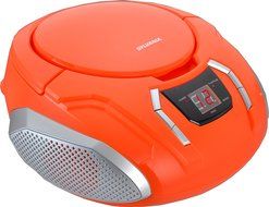 Sylvania Portable CD Boombox with AM/FM Radio (Black) N6