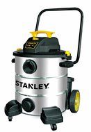 Stanley Wet/Dry Vacuum, 5 Gallon, 4 Horsepower, Stainless Steel Tank N2