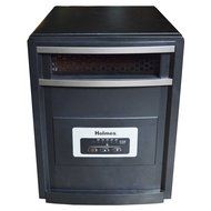 Youzee Large Room Electric Infrared Quartz Space Heater - 1000W Black N2