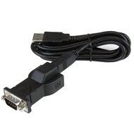 StarTech.com 1 Port USB to Null Modem RS232 DB9 Serial DCE Adapter Cable with FTDI, Black (ICUSB232FTN ) N21