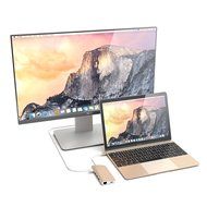 Satechi Aluminum Multi-Port Adapter 4K HDMI (30Hz), Type-C Pass Through, Gigabit Ethernet, SD/Micro Card Reader... N10
