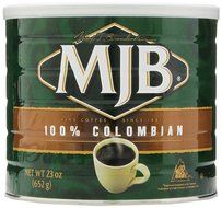 MJB Coffee 100% Colombian Ground, 23 Ounce N2