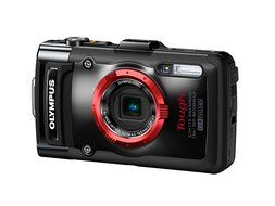 Olympus Stylus TG-2 iHS Digital Camera with 4x Optical Zoom and 3-Inch LCD (Red) (Old Model)