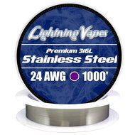 LV Stainless Steel 316L Wire 24 AWG - 1000'