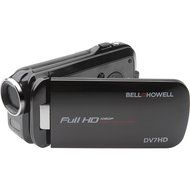Bell &amp; Howell Slice2 DV7HD 1080p HD Slim Video Camera Camcorder (Black) with 32GB Card + Battery + Case + Tripods... N7