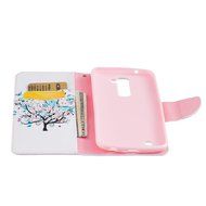 LG K10 Case,LG K10 Cover,ikasus Colorful Painted Premium PU Leather Fold Wallet Pouch Case Flip Stand Credit Card...