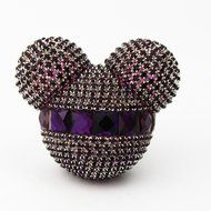 Yosa Luxury car ornaments Auto Mickey Mouse Sparkling Car Fragrance Air Freshener Holder Container 2pcs (10) N8