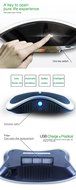 Ionic Desktop Air Purifier, negative ions car home dual-use air cleaner, Mini Air Cleaner for for Small Bedroom... N11