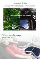 Ionic Desktop Air Purifier, negative ions car home dual-use air cleaner, Mini Air Cleaner for for Small Bedroom... N12