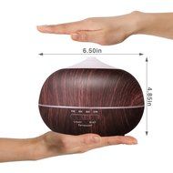 Tenswall 400ml Ultrasonic Aromatherapy Essential Oil Diffuser, Cool Mist Humidifier - Whisper Quiet Operation... N7