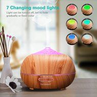 Tenswall 400ml Ultrasonic Aromatherapy Essential Oil Diffuser, Cool Mist Humidifier - Whisper Quiet Operation... N10