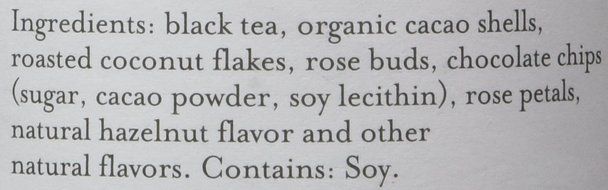 Tea Forte HAZELNUT TRUFFLE Loose Leaf Black Tea, 3.5 Ounce Tea Tin N3