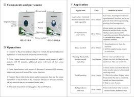 Ozone Water and Air Purifier from The Emperor of Gadgets&reg;| Cleaner Sterilizer for Water, Vegetables, Fruits, and... N4