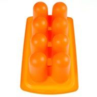 HopeFULL Silicone Popsicle &amp; Cake Pop Mold Freezer Tray (Orange) N2