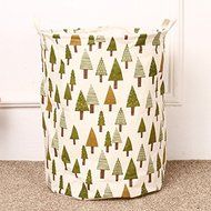 MuLuo Cotton Waterproof Beam Port Storage Barrels Laundry Basket Storage Basket Bucket opening&amp;bear M
