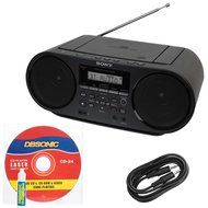 Sony Portable Mega Bass Stereo Boombox Sound System with NFC Wireless Bluetooth, USB Input, MP3 CD Player, AM/... N3