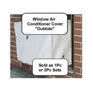 Window PremierAcCovers - Air Conditioner Cover - Window/thru Wall - 2PC SET - Outdoor/Indoor - 24W, 16H, 16D AND... N2