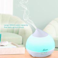 Seneo 300ml Essential Oil Diffusers Ultrasonic Aromatherapy Cool Mist Humidifiers Electric for Office, Yoga, Spa... N8