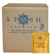 Stash Tea Sunny Orange Ginger Herbal Tea, 100 Count N2