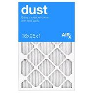 Best for Dust Control - AiRx Dust 16x25x1 Furnace Filters - Pleated 16x25x1 MERV 8 Air Filters, AC Filter, Air... N2