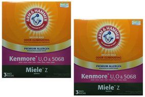 Kenmore U, O, &amp; 5068 Premium Allergen Vacuum Bags, 3 bags, 2-pack (6 total bags)