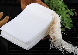 Empty Teabags String Heat Seal Filter Paper Herb Loose Tea Bags Teabag. (Pack of 100 bags.) N2