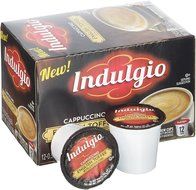 Indulgio French Vanilla Cappuccino Single Serve K-cup, 42 Count (Compatible with 2.0 Keurig Brewers) N33