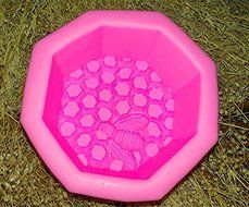 New Arrival! Design 344 The Bee and Honeycomb Silicone Mold, Soap Mold,Chocolate Mold,Cake Decoration Tool