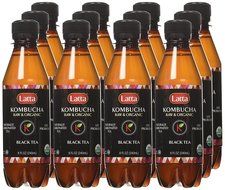 Latta Kombucha Green Tea Lemon Balm, Raw and Organic, only 2 gm of sugar, Promotes Healthy Weight Loss, Packed... N9