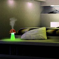 Ultrasonic Cool Mist Humidifier,Mushroom Humidifier 200ml for skin moisturing,stealth mask with No Noise,Waterless...