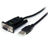 StarTech.com 1 Port USB to Null Modem RS232 DB9 Serial DCE Adapter Cable with FTDI, Black (ICUSB232FTN ) N23