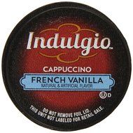Indulgio French Vanilla Cappuccino Single Serve K-cup, 42 Count (Compatible with 2.0 Keurig Brewers) N41