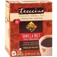 Teeccino Herbal Coffee, French Roast, Caffeine-Free, 25-Count Tea Bag N39
