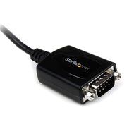 StarTech.com 1 Port USB to Null Modem RS232 DB9 Serial DCE Adapter Cable with FTDI, Black (ICUSB232FTN ) N26