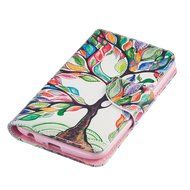 LG K10 Case,LG K10 Cover,ikasus Colorful Painted Premium PU Leather Fold Wallet Pouch Case Flip Stand Credit Card... N8