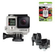 GoPro Hero4 Hero 4 12MP Full HD 4K 30fps 1080p 120fps Built-In Wi-Fi Waterproof Wearable Camera Black Adventure... N2