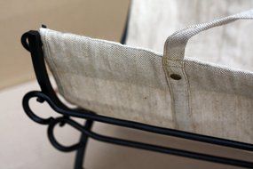 Log Holder &amp; Fireplace set 3 pieces in one Hearth Accessories Hand Crafted Agrik, Steel N3