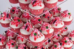 YestBuy&reg; 4 Tier Maypole Square Wedding Party Tree Tower Acrylic Cupcake Display Stand (15.1 Inches)&shy; N26