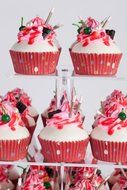 YestBuy&reg; 4 Tier Maypole Square Wedding Party Tree Tower Acrylic Cupcake Display Stand (15.1 Inches)&shy; N28