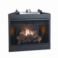 Deluxe MV 34 inch Flush Face B-Vent Fireplace - Natural Gas