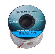 C&amp;E 250 Feet 14AWG CL2 Rated 2-Conductor Loud Speaker Cable (For In-Wall Installation) N2