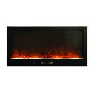 Yosemite Home Decor DF-EFP1270-BLT 50" Built-in Electric Fireplace in Black Finish