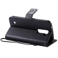 LG K10 Case, LG K10 Wallet Case,PHEZEN Cute Bear Don't Touch My Phone Design PU Leather Wallet Case Stand Flip... N2