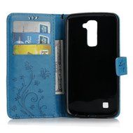LG K10 Case, LG K10 Wallet Case,PHEZEN Cute Bear Don't Touch My Phone Design PU Leather Wallet Case Stand Flip... N5