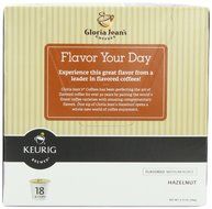 Gloria Jean's Hazelnut, K-Cup for Keurig Brewers, 48 Count N14