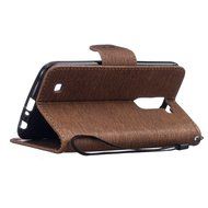 LG K10 Case, LG K10 Wallet Case,PHEZEN Cute Bear Don't Touch My Phone Design PU Leather Wallet Case Stand Flip... N6